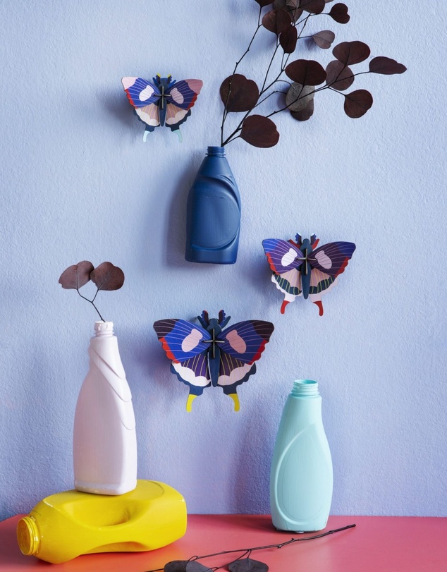 Studio Roof  - Wall Art Butterflies A4 Set of 3