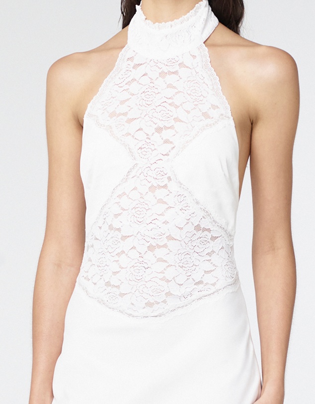 Third Form - Serenade Lace Halter Maxi