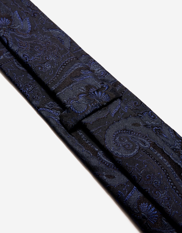 Calibre - Midnight Paisley Jacquard Tie Midnight