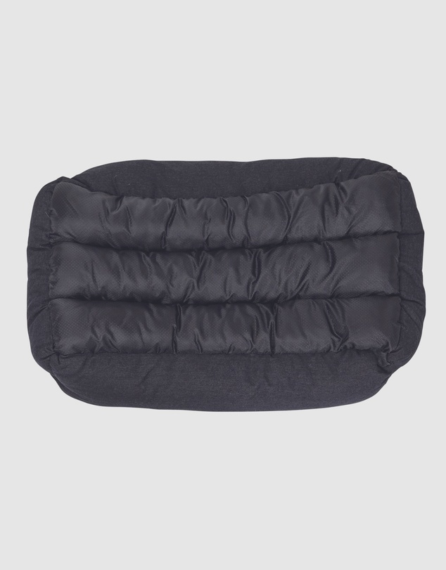 Mog & Bone - Bolster Dog Bed- Black Denim