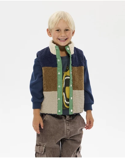 Rock Your Kid - Happy Camper Leo Puffer Vest