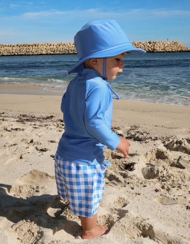Purebaby - Board Short & Rashie Swim Set- Kids-Babies