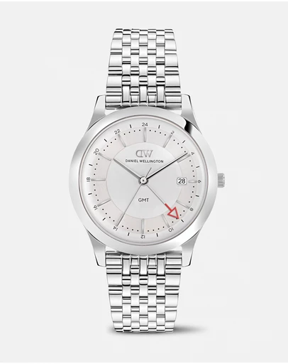 Daniel Wellington - Pathfinder GMT 39mm 7-Link Frost-White