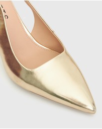 Betts - Wider Fit Jerry 2 Slingback Stiletto Heel Pumps