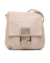 Pre-Loved by Azura Reborn - Pre-Loved Zucchino Metallic Canvas Flap Crossbody