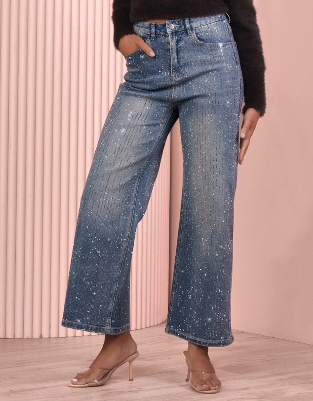Azzurielle - Suky Crystal-embellished Jeans