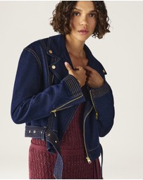 MOS The Label - Sia Denim Biker Jacket