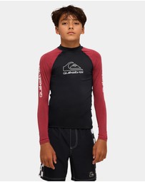 Quiksilver - Boys 8 to 16 On Tour Long Sleeve Rash Vest