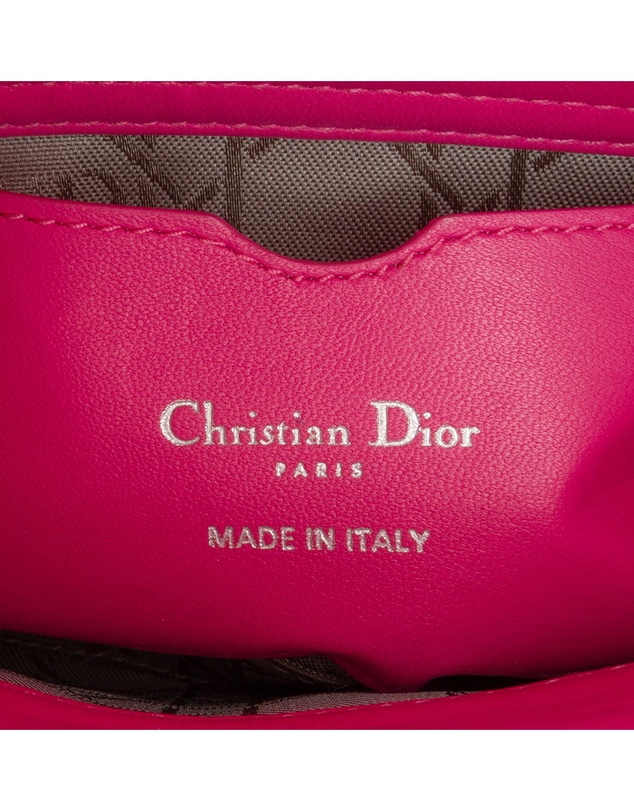 Dior - Pre-Loved Mini Lambskin Cannage Lady Dior