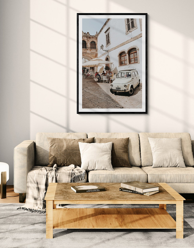 Amichi Co - Piazza di Ostuni Puglia Fine Art Photography Print