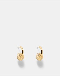 MIMCO - Signatura Charm Hoop Earrings