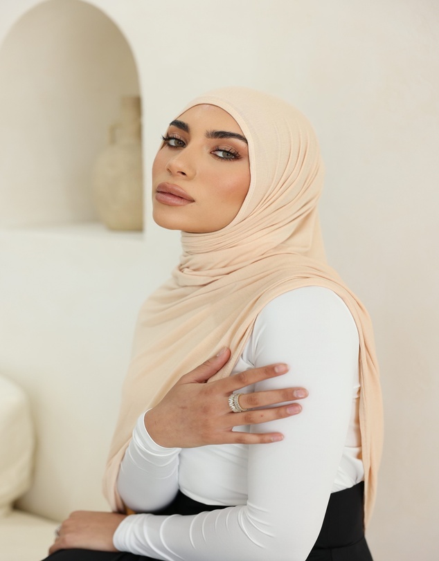 Mod Squad - Luxe Jersey Hijab- Clay
