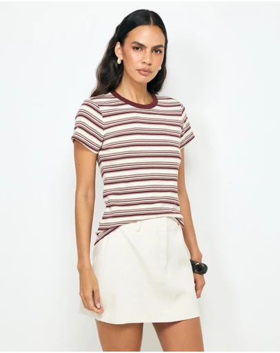 AERE - Stripe T-Shirt