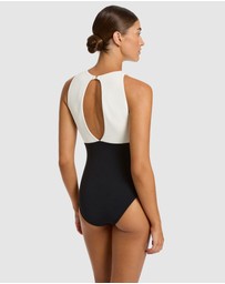 JETS - Versa Rib Cut Out High Neck One-Piece