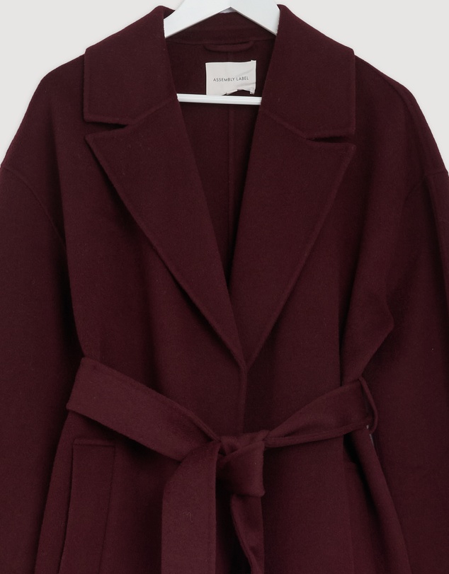 Revibe - Repaired Assembly Label Ivy Wool Coat - AU 8