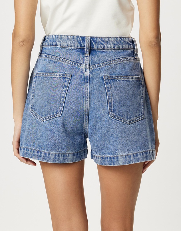 Assembly Label - Boxy Denim Shorts