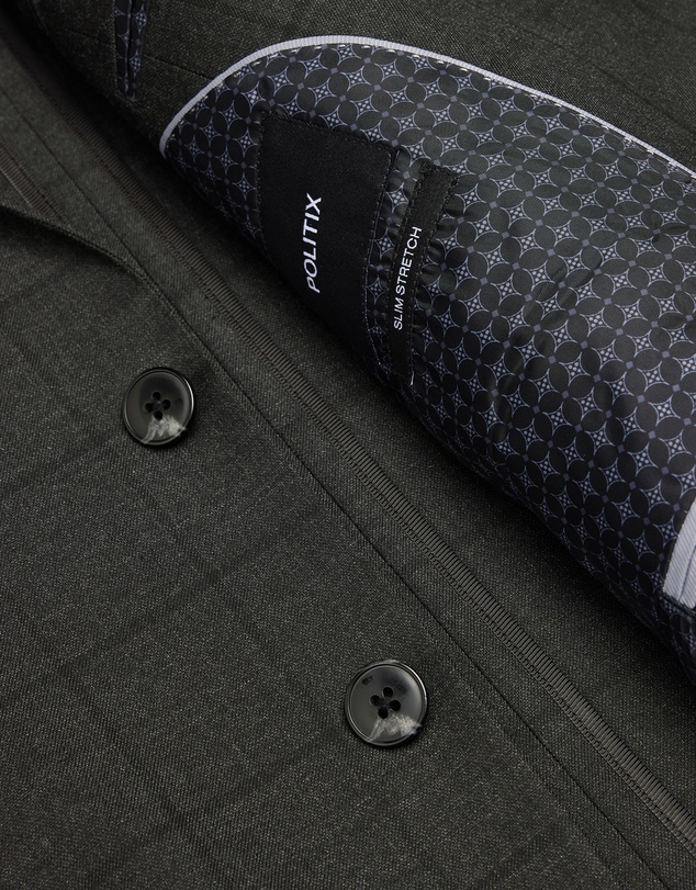 Politix - Windowpane Check Tailored Jacket