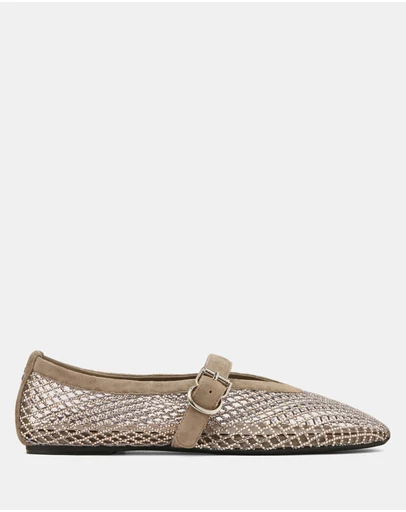 Nokwol - Lucky Taupe Suede/Mesh