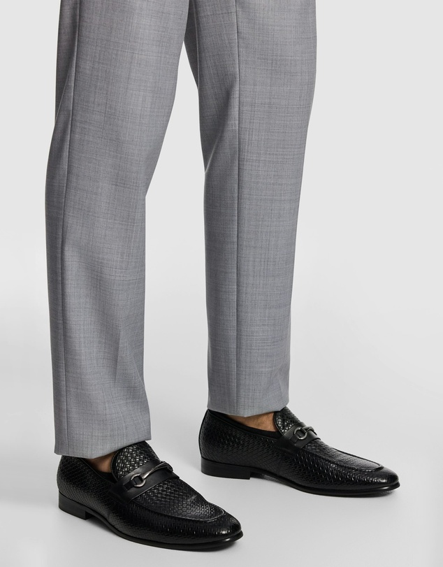 yd. - Harrison Textured Leather Loafer