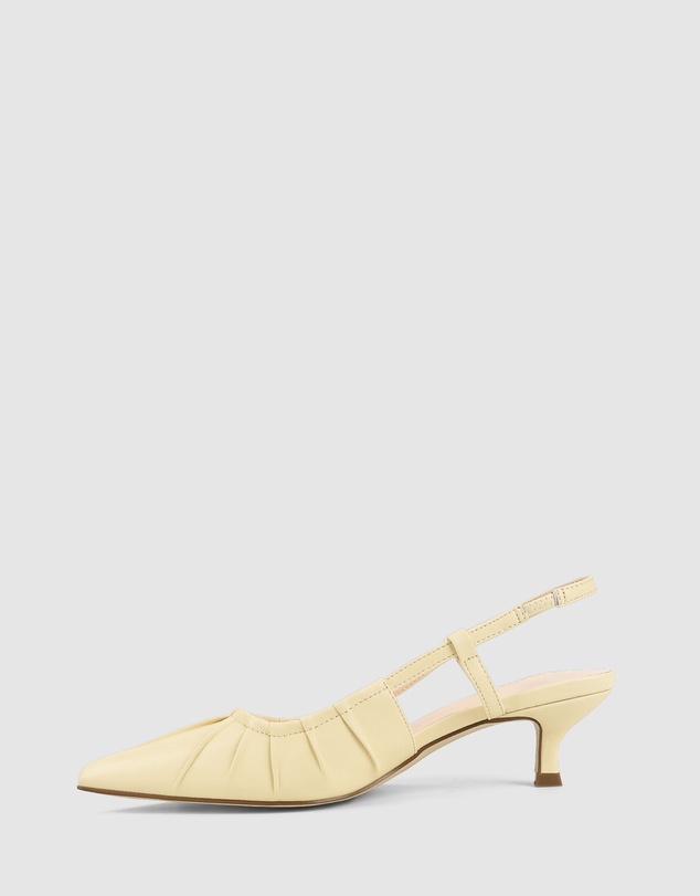 Verali - Lucius Slingback Kitten Heels