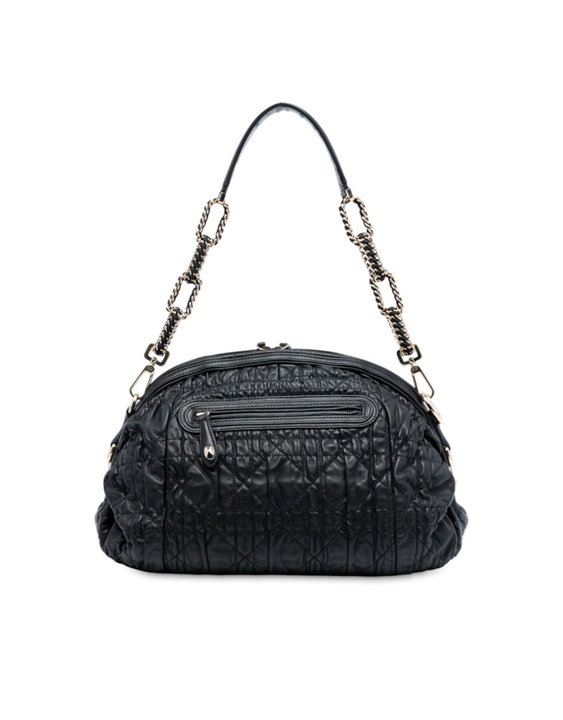 Pre-Loved by Azura Reborn - Pre-Loved Lambskin Cannage Gaufre Delices Shoulder Bag