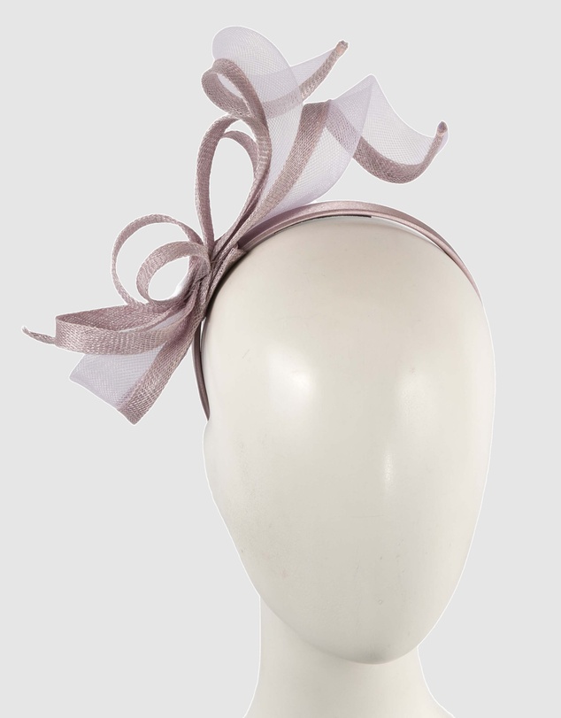 Max Alexander - Small Lilac Sinamay Loops Fascinator