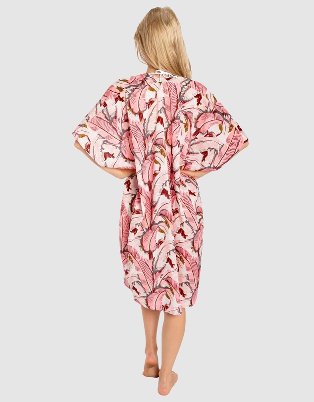 Sant And Abel - Women's Martinique® Pink Banana Leaf Cover Up