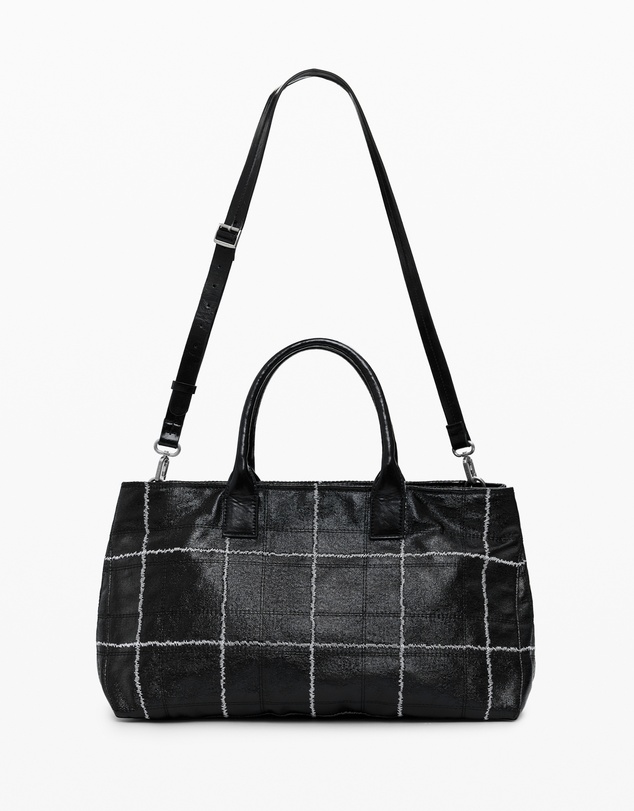 Desigual - Medium shiny shopper bag
