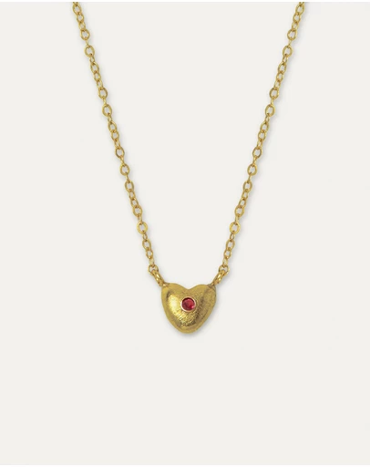 Ottoman Hands - Marina Red Heart Necklace
