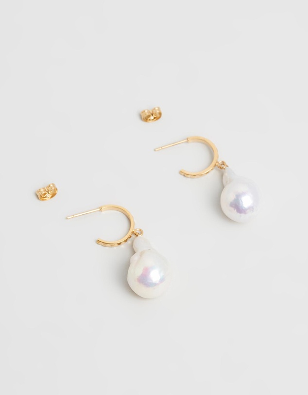 Carly Paiker - Aurora Baroque Pearl Hoops