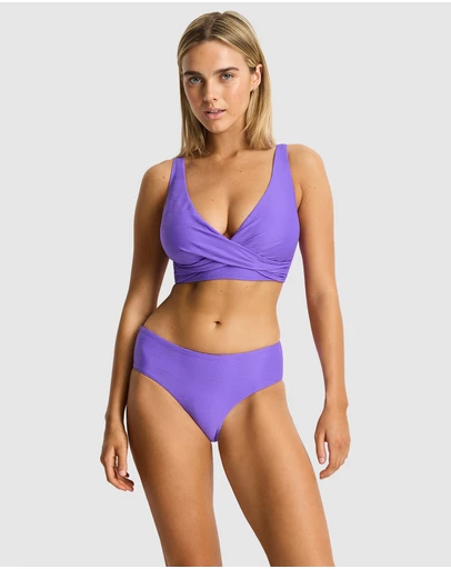 Sea Level Australia - Zen Cross Front Multifit Bra Top