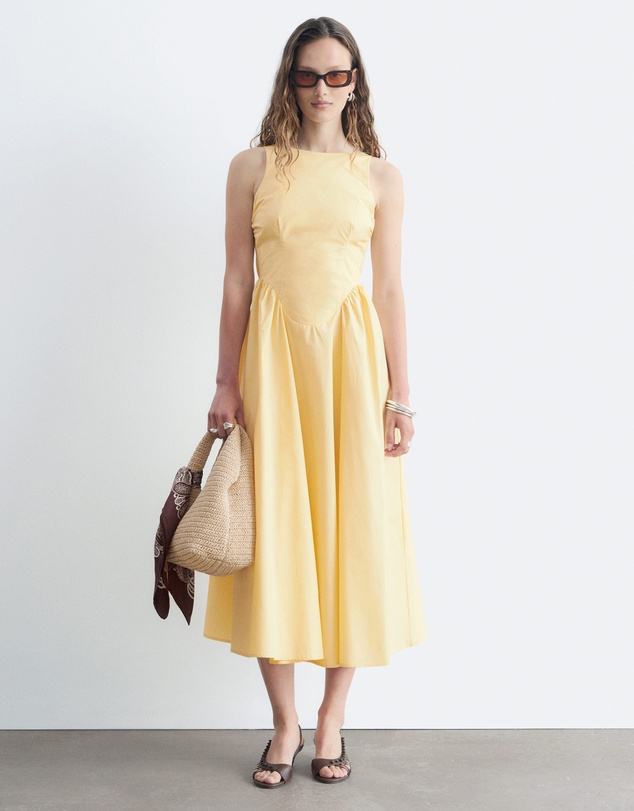 & Other Stories - Tie-Back Midi Dress