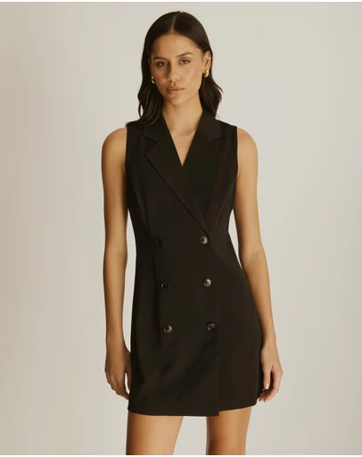 Atmos&Here - Delilah Double Breasted Mini Blazer Dress