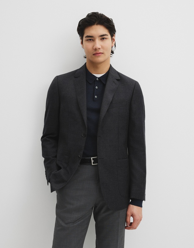 Country Road - Regular Fit Herringbone Wool Jacket