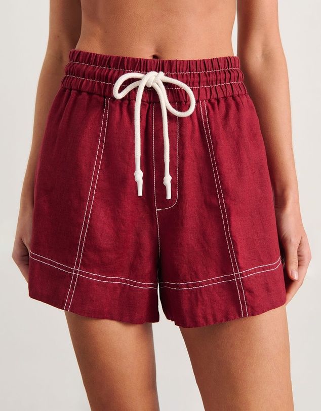 Jag - Gigi Linen Pull On Short