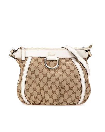 Pre-Loved by Azura Reborn - Pre-Loved GG Canvas Abbey D Ring Crossbody