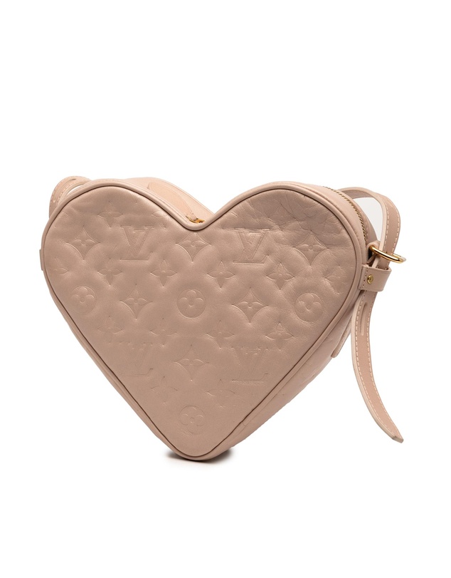 Pre-Loved by Azura Reborn - Pre-Loved Monogram Embossed Lambskin Fall In Love Sac Coeur
