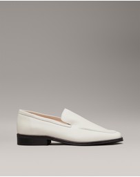 Calvin Klein - Leather Square Toe Loafers
