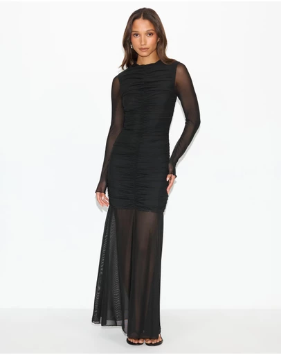 Dazie - Marla Mesh Maxi Dress