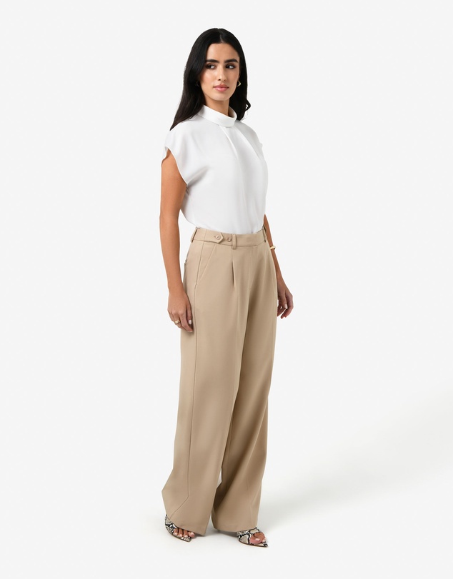 Forcast - Tiara High Neck Shell Top