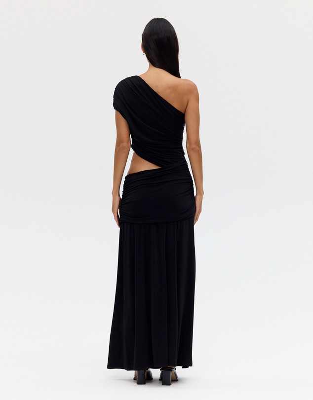 Third Form - Crave Rouched Floor Length Dress