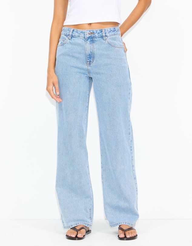 Dazie - Rome Baggy Low Rise Denim Jeans