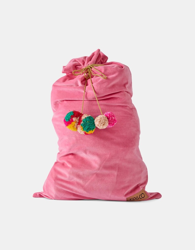 Kip&Co - Pinky Velvet Santa Sack - Babies