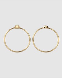 Elli Jewelry - Ring Set Crystal 925 Sterling Silver Gold-Plated