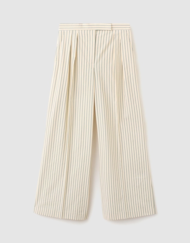 M.N.G - Chalk-Stripe Straight Trousers