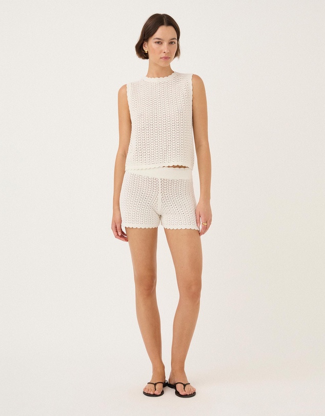 Peony - Pointelle Shorts
