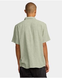 RVCA - Mens KSL Yarn Dye Short Sleeve Shirt