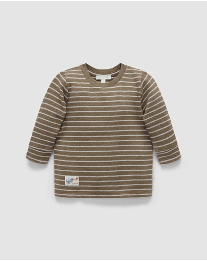 Purebaby - Waffle Top -Kids-Babies