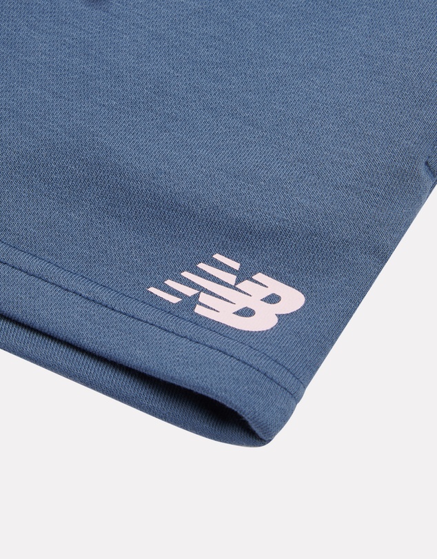 New Balance - Stacked Logo Tee & French Terry Short Set