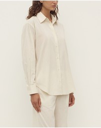 Assembly Label - Marina Stripe Fitted Shirt